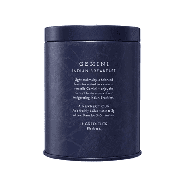 Gemini Zodiac Tea Caddy - Image 3